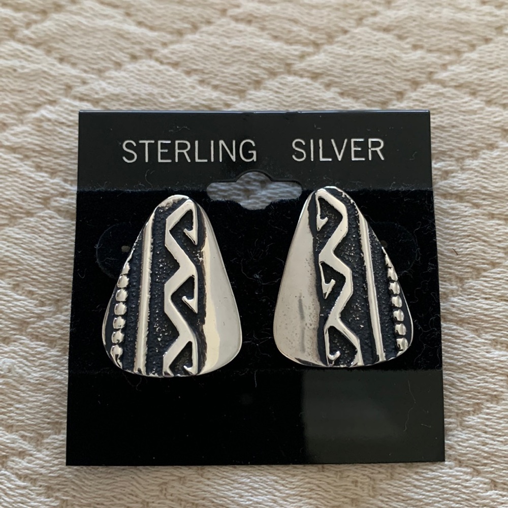 Tommy Singer Sterling Silver Earrings for pierced ears